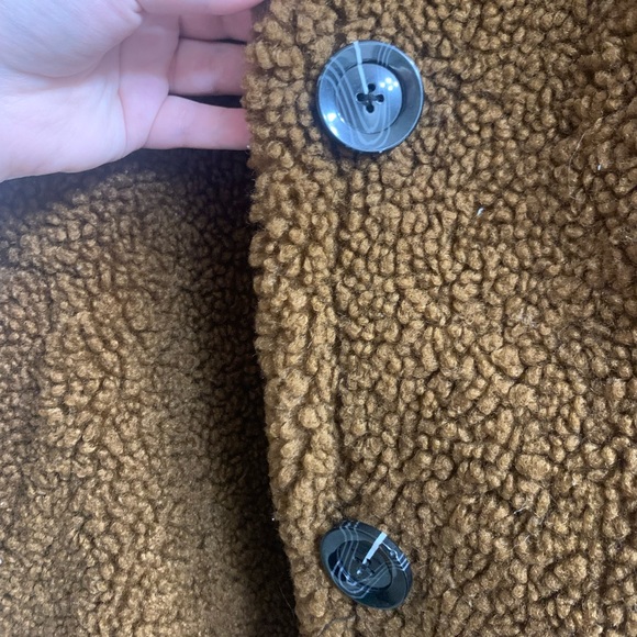 1X Ava & Viv Brown Teddy Jacket - Picture 2 of 4
